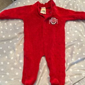 Ohio State Minky Sleeper